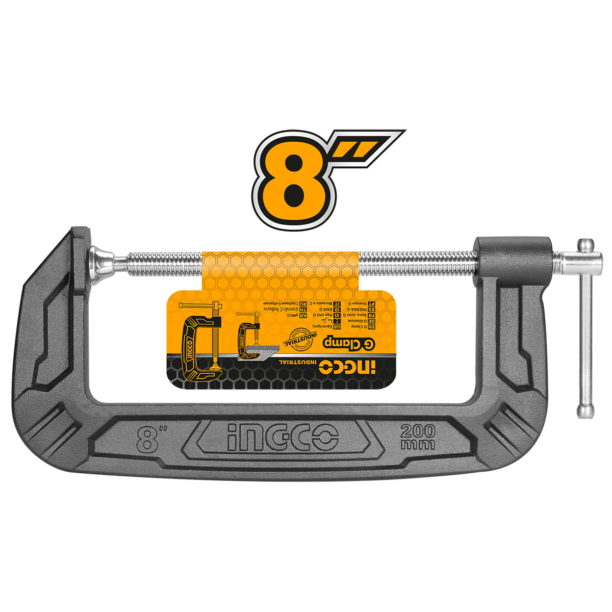 PRENSA CARPINTERO INGCO G8 200MM 8" HGC0108