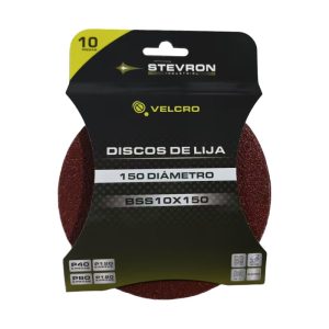 LIJA STEVRON PARA ROTORBITAL 150MM 6" 10PZS BSS10X150