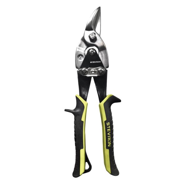 TIJERA STEVRON HOJALATERO 10" 250MM IZQUIERDA BAS10L
