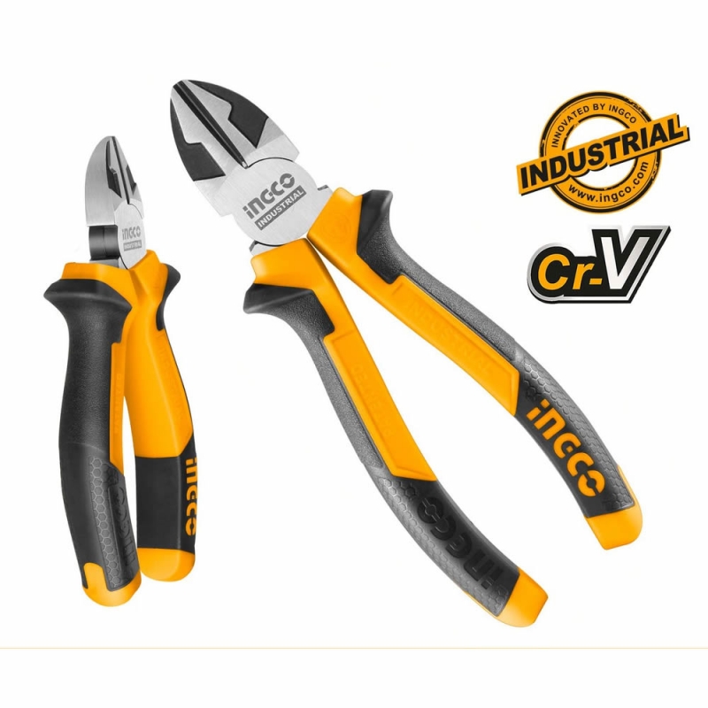 ALICATE DE CORTE DIAGONAL INDUSTRIAL 180MM/7" INGCO HDCP28188